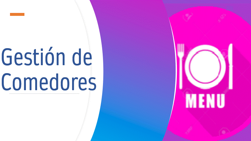 [A055] Gestión de Comedores